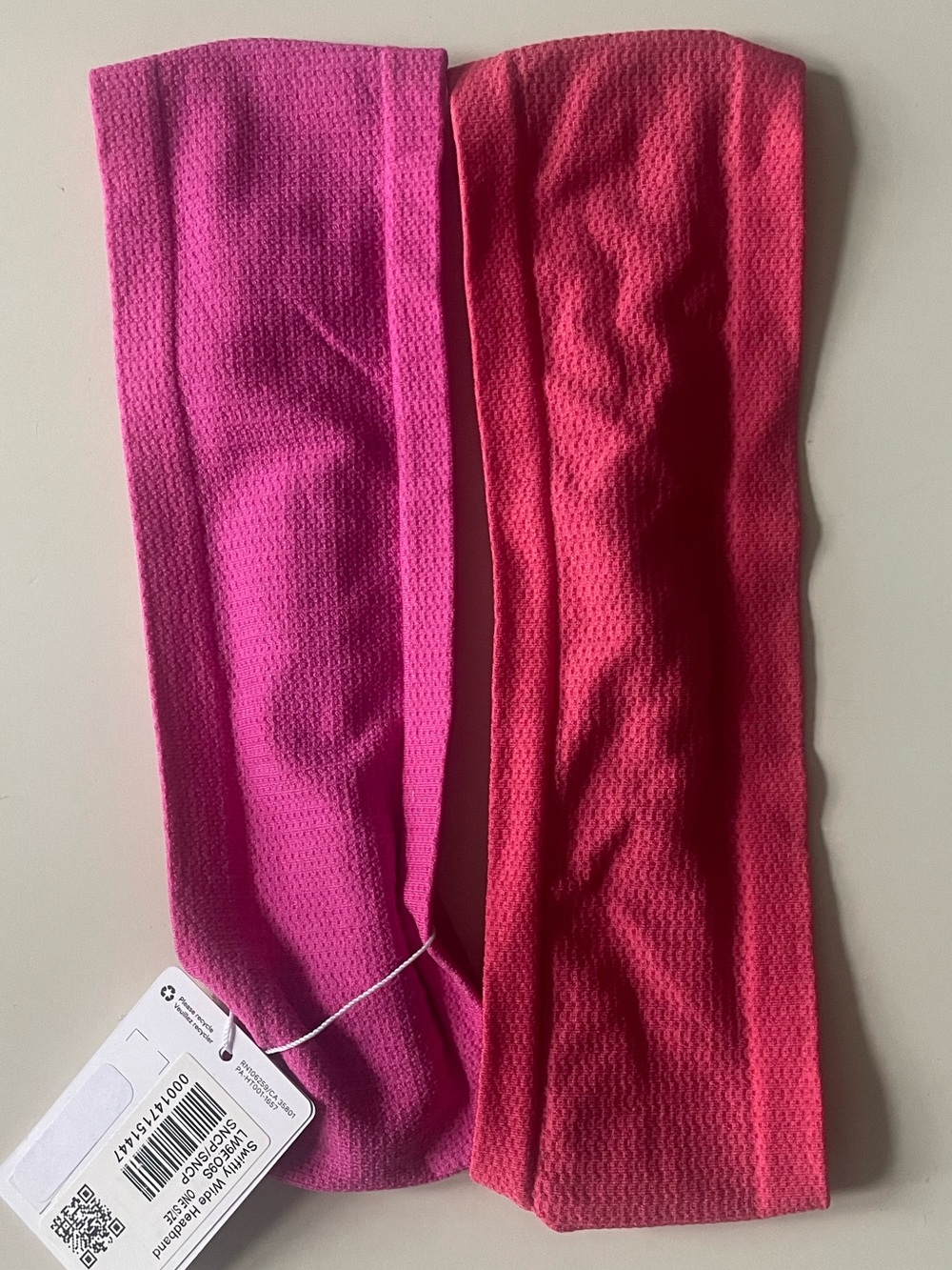 Two Lululemon Headbands